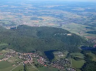 Luftbild Rosenstein von Südost