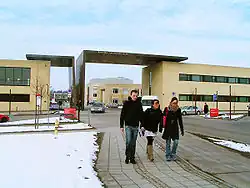 Eingang der Universität Roskilde