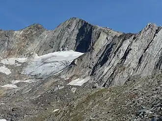 Hoher Rosshuf von Südwesten, links der Mittlere Rosshuf