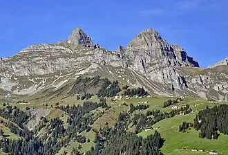 Rossstock (links) von Süden