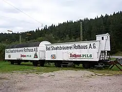 Rothaus-Kühlwagen DB 082 0 530 und DB 546 062