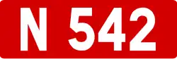 Route nationale 542