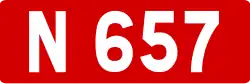 Route nationale 657