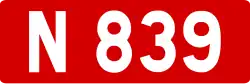 Route nationale 839