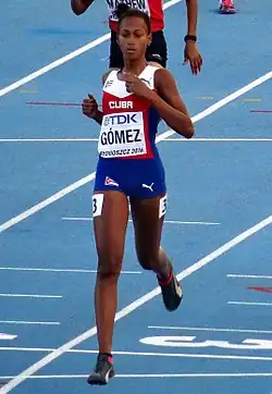 Roxana Gómez – ausgeschieden als Vierte des dritten Halbfinals