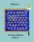 Standarte des Regiments Royal Pologne cavalerie Rückseite