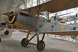Belgische R.E.8 im königlichen Luftfahrtmuseum von Brüssel