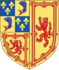 1558–1558 Wappen von Maria Stuart vor der Thronbesteigung Franz II.