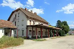 Ehemaliger Bahnhof in Rudo (2015)