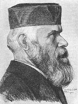 Porträtskizze von Emanuel Friedli, 1904