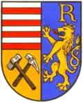 Wappen von Rudolfov (deutsch Rudolfstadt), Tschechien
