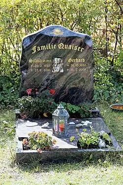 Grabstätte von Gerhard Quaiser