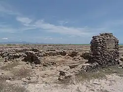 Ruinen der Stadt Nueva Cádiz auf der Insel Cubagua