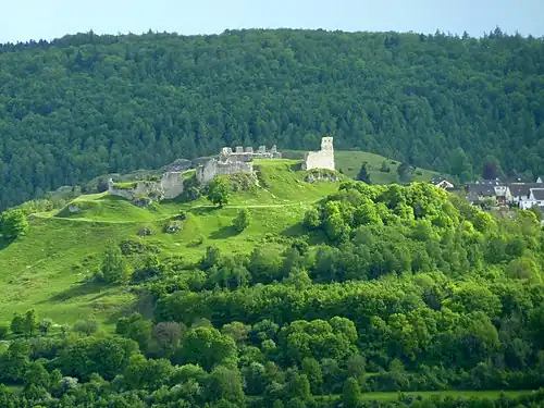 Blick vom Ipf aus Norden