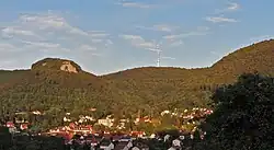 Ruine Rosenstein und Stadt Heubach