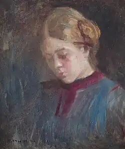 Sárika Góth, gemalt von Maurice Goth, um 1912