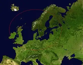 Reichweite in der Nacht