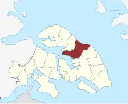 Lage des Egen Sogn in der Sønderborg Kommune