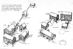 1899 Gezeichnet von Arne Berg, 1943