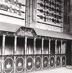 Gebetsloge auf der Nonnenempore (um 1930)