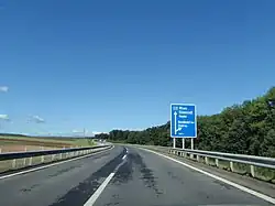 Oberpullendorf-Nord/Stoob-Süd in Fahrtrichtung Eisenstadt