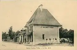 Empfangsgebäude des Bahnhofs Saint-Valery-Ville (Mitte der 1930er Jahre)
