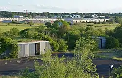 Die offenstehenden Bunker für die nuklearen Gefechtsfeldwaffen