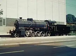 C 5/6 2969 als Denkmallok vor den SLM-Hallen