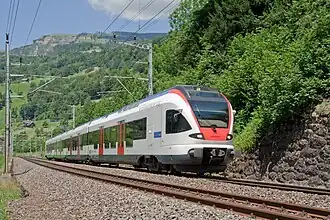 Stadler Flirt 1 der Stadtbahn Zug (SBB RABe 523)