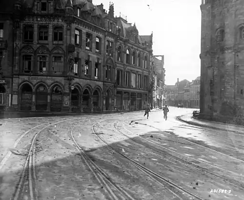 Haus Zum Christophel im 2. Weltkrieg (1945)