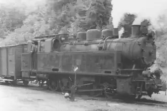 historische Aufnahme Seitenansicht nach dem Umbau (Henschel-Werksfoto)