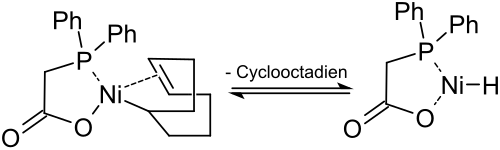 SHOP-Katalysator mit Diphenylphosphinoessigsäureligand