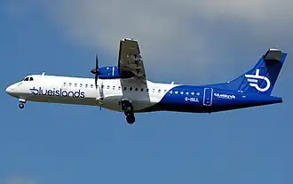 ATR 72 der Blue Islands