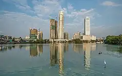 Der Beira Lake befindet sich im Herzen von Colombo.