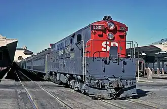 SP 3031 in San Francisco (um 1970)