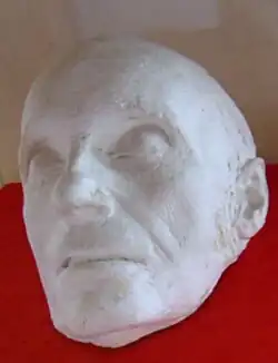 Totenmaske, abgenommen von Josef Rint