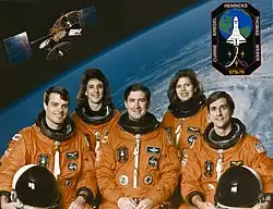 v. l. n. r. Kevin Kregel, Nancy Currie, Terence Henricks, Mary Weber, Donald Thomas