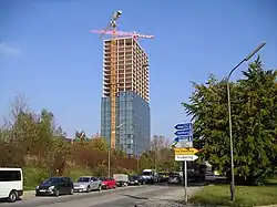 Baufortschritt am 8. Oktober 2007