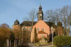 Schloss und Schlosskirche von Osten (2014)