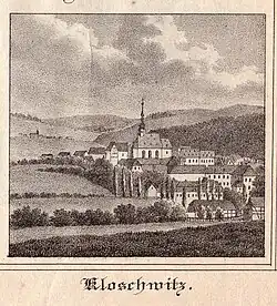 Kloschwitz in Sachsens Kirchen-Galerie von 1844