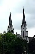 Katholische Herz-Jesu-Kirche, erbaut 1908