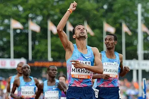 Dopingbetrüger Sadik Mikhou (vorn)