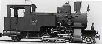 Bei der HG 2/4 der kurvenreichen ASt wurde erstmals der Antrieb System Winterthur angewandt. (1904)