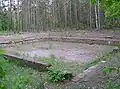 Baurest des Lagers, vermutlich Wasserbassin