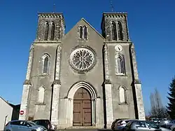Neogotische Pfarrkirche Saint-Laurent - Außenansicht