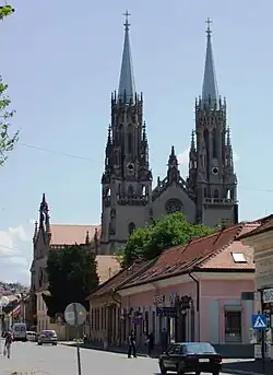 Die römisch-katholische Kathedrale des Heiligen Gerhard im Stadtzentrum
