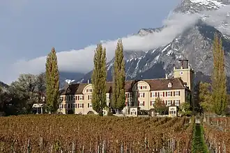 Schloss Salenegg in Maienfeld, 1604 von Vespasian von Salis ausgebaut