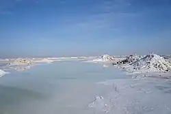 Salzsee bei Varzaneh, Iran