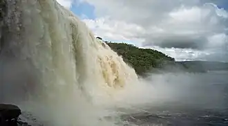 Blick auf den Salto Sapo vom rechten Ufer