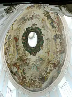 Deckengemälde der Dreifaltigkeitskirche von Johann Michael Rottmayr